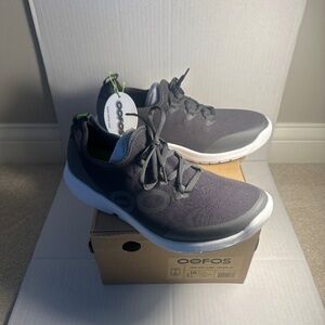 NIB OOFOS OOMG Sport LS Men 10/Womens 11.5 Volcanic Ash